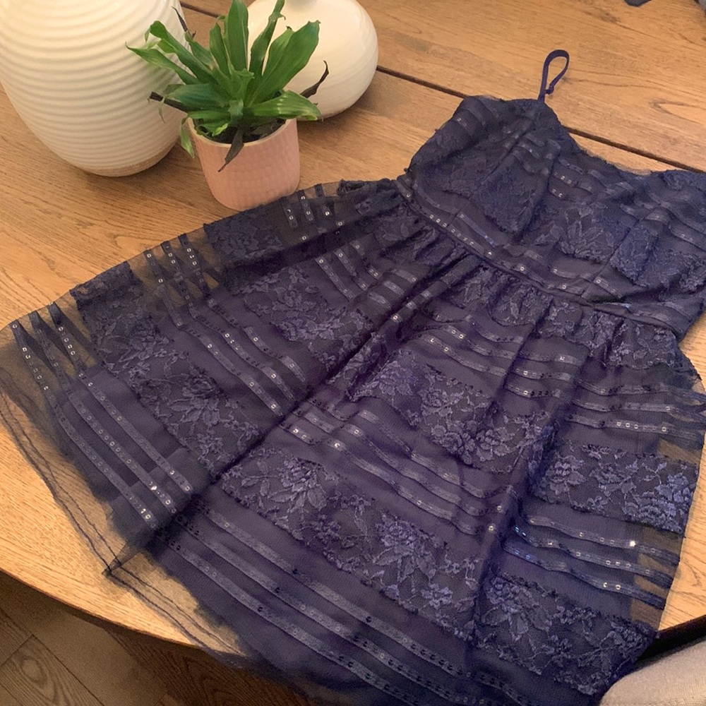 Navy Girls Dress